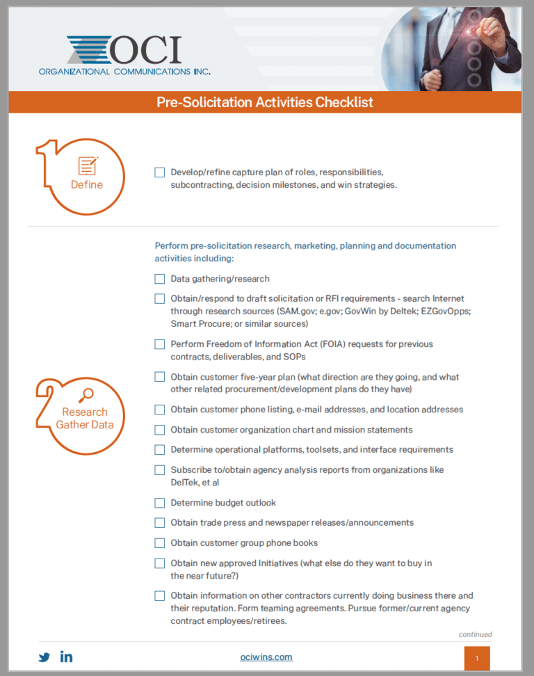 Pre-solicitation-Activities–768×972 OCI Pre-solicitation Checklist